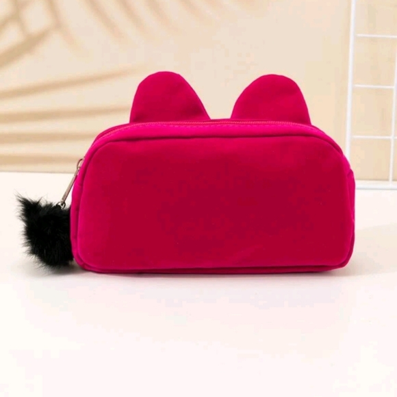 1pc Solid Color makeup bags - Picture 2 of 8